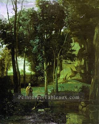 Democrito et gli Abderiti 1841 plein air romantisme Jean Baptiste Camille Corot Peintures à l'huile